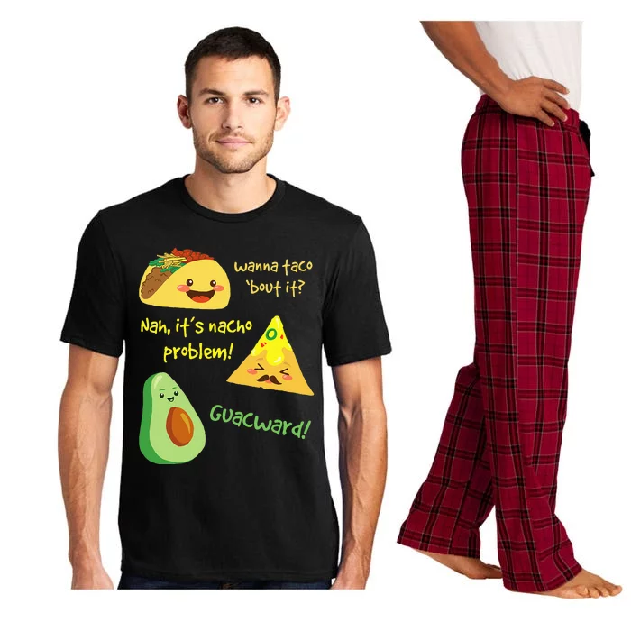 Wanna Taco Bout It Nacho Problem! Funny Avocado Food Pun Pajama Set