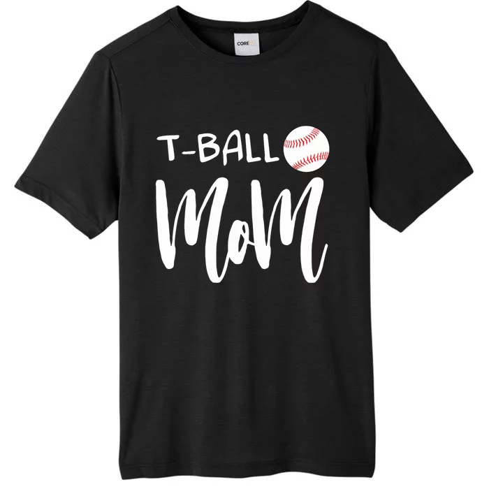 Wo T Ball Mom Tee Ball Christmas V-Neck ChromaSoft Performance T-Shirt