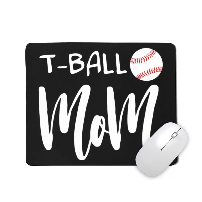 Wo T Ball Mom Tee Ball Christmas V-Neck Mousepad