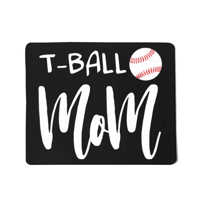 Wo T Ball Mom Tee Ball Christmas V-Neck Mousepad