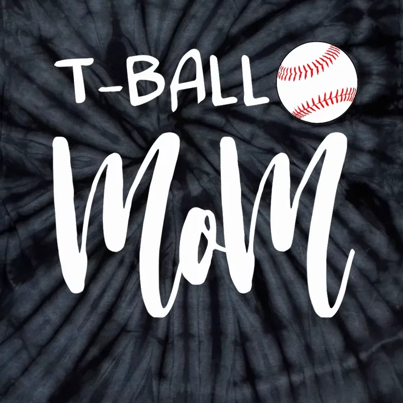 Wo T Ball Mom Tee Ball Christmas V-Neck Tie-Dye T-Shirt