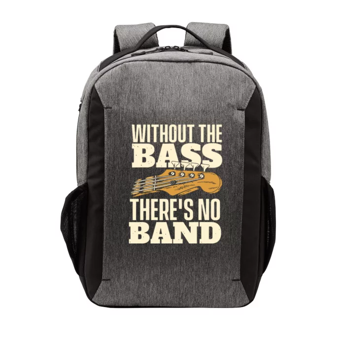 Without The Bass Bassist Guitarist Bass Guitar Player Vector Backpack