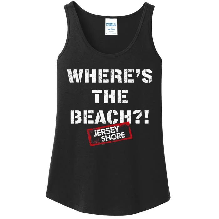 Wheres The Beach Ladies Essential Tank