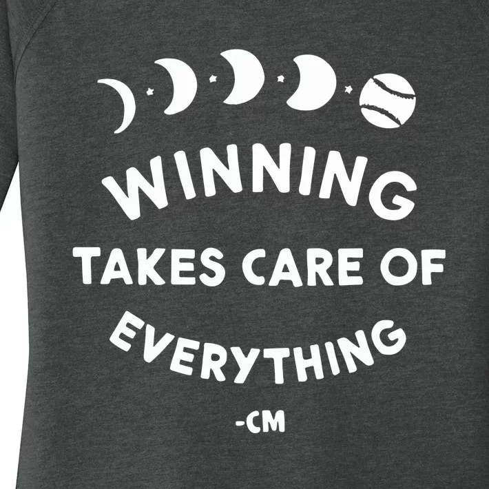 Winning Takes Care Of Everything Women's Perfect Tri Tunic Long Sleeve Shirt