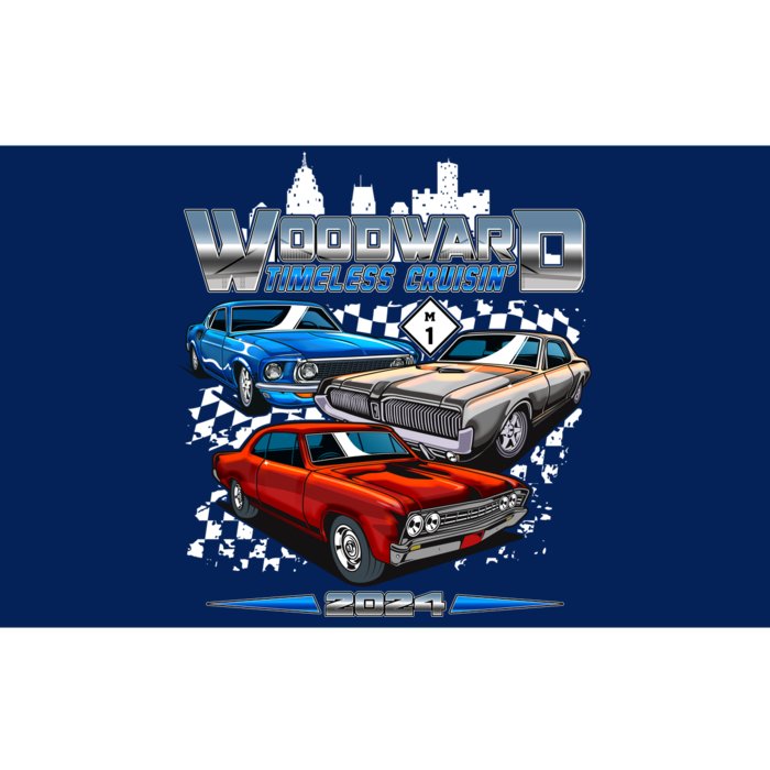 Woodward Timeless Cruisin 2024 Muscle Cars Bumper Sticker