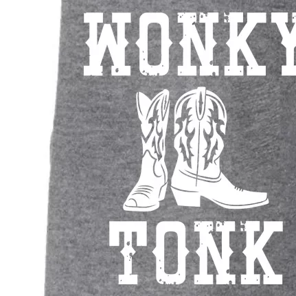 Wonky Tonk Cowboy Boots Doggie 3-End Fleece Hoodie