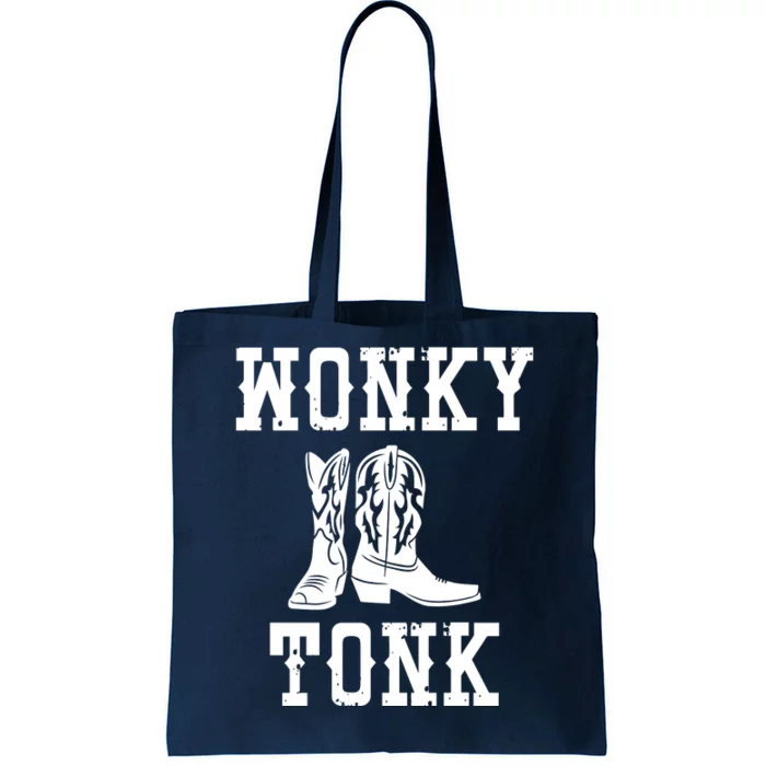 Wonky Tonk Cowboy Boots Tote Bag