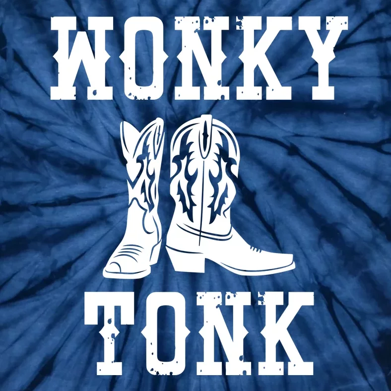 Wonky Tonk Cowboy Boots Tie-Dye T-Shirt