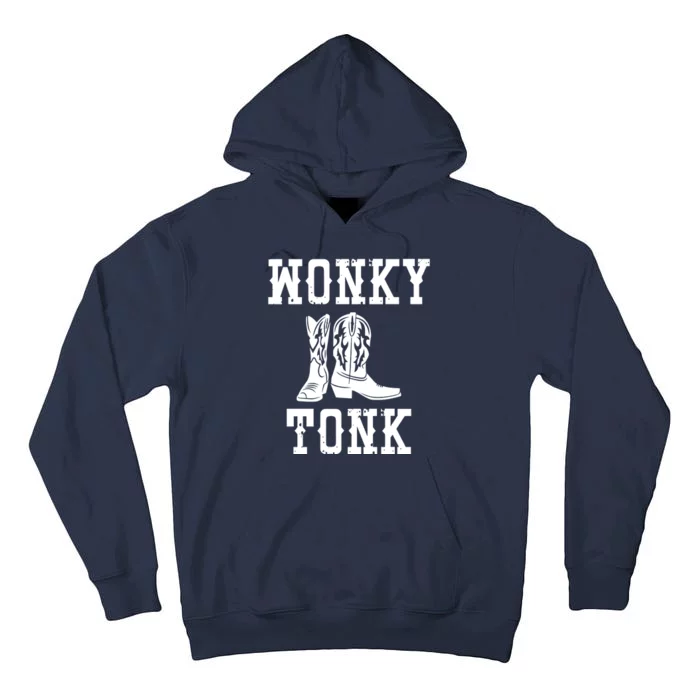 Wonky Tonk Cowboy Boots Tall Hoodie