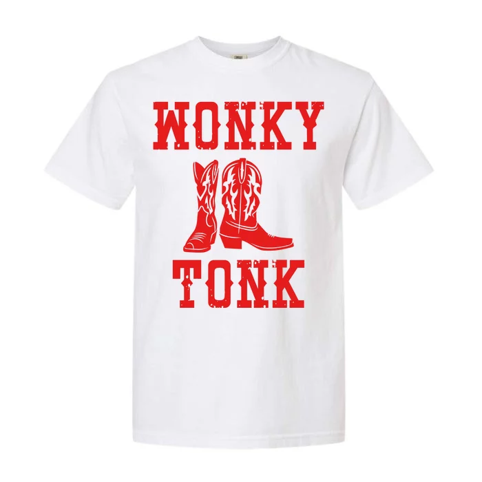 Wonky Tonk Cowboy Boots Garment-Dyed Heavyweight T-Shirt