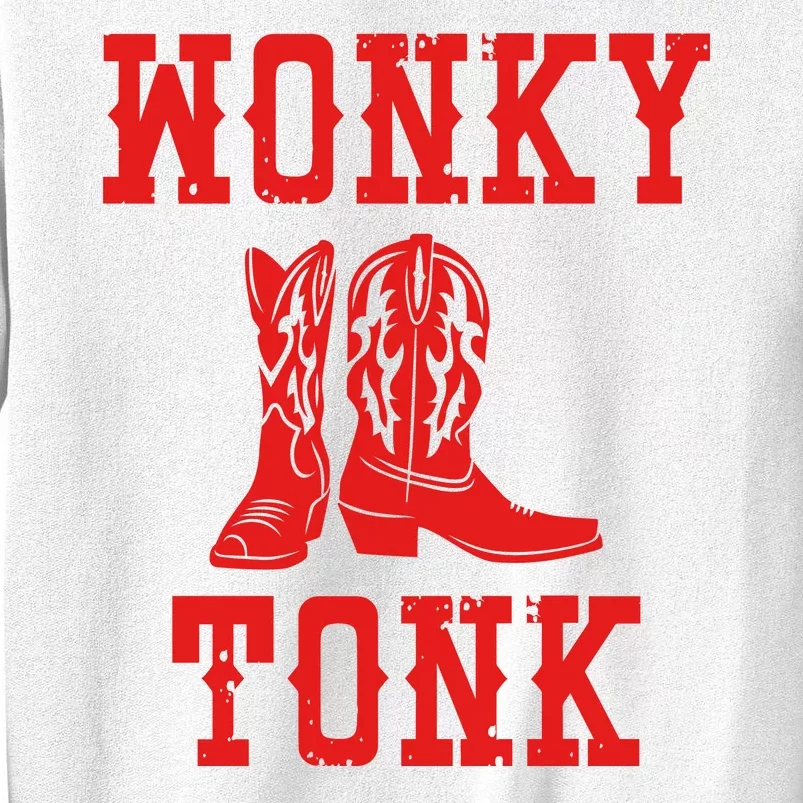 Wonky Tonk Cowboy Boots Sweatshirt