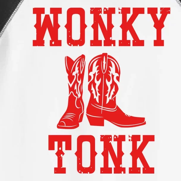 Wonky Tonk Cowboy Boots Toddler Fine Jersey T-Shirt