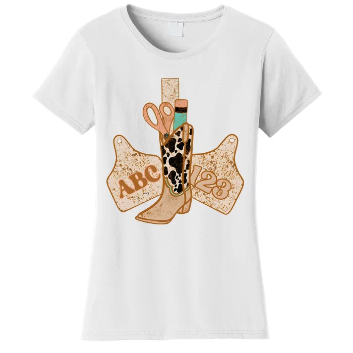 Western Teacher Cowboy Cowgirl Women's T-Shirt