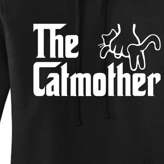 Womens The Catmother Cat Mom Mothers Day Gift Women's Pullover Hoodie