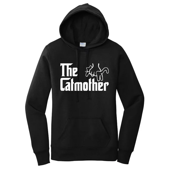 Womens The Catmother Cat Mom Mothers Day Gift Women's Pullover Hoodie