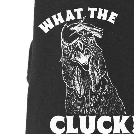 What the Cluck! Funny Chicken Doggie 3-End Fleece Hoodie