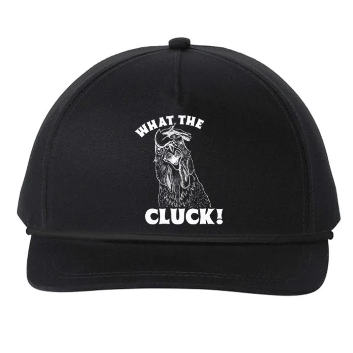 What the Cluck! Funny Chicken Snapback Five-Panel Rope Hat