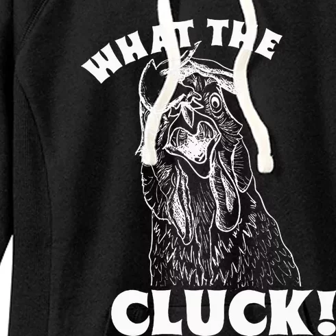 What the Cluck! Funny Chicken Women's Fleece Hoodie