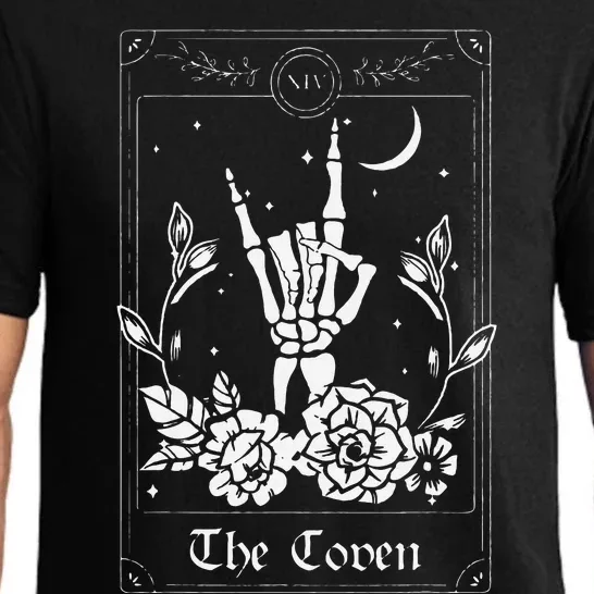 Wedding Tarot Card The Coven Halloween Bachelorette Matching Pajama Set