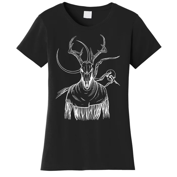 Wendigo The Cryptid Cannibal Spirit Of The Horror Forest Women's T-Shirt