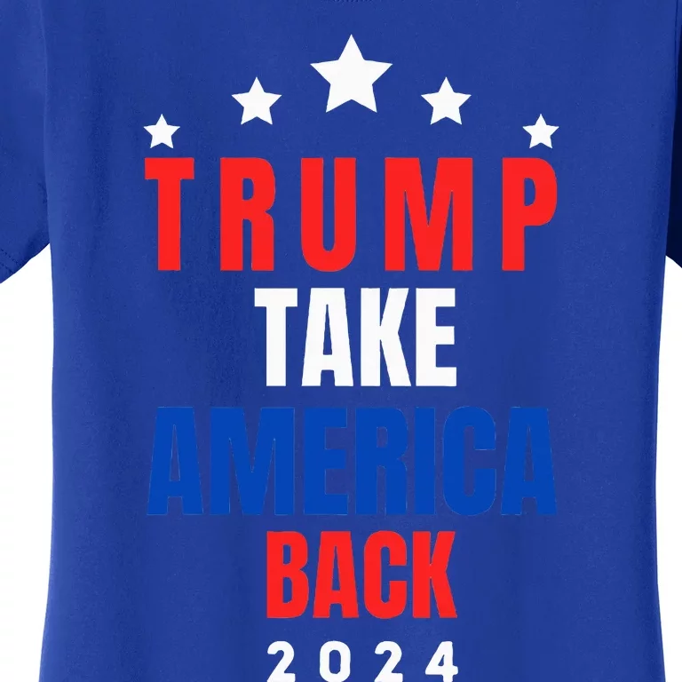 Western Trump Cow You Missed Trump 2024 Usa Flag 2 Side Women's T-Shirt