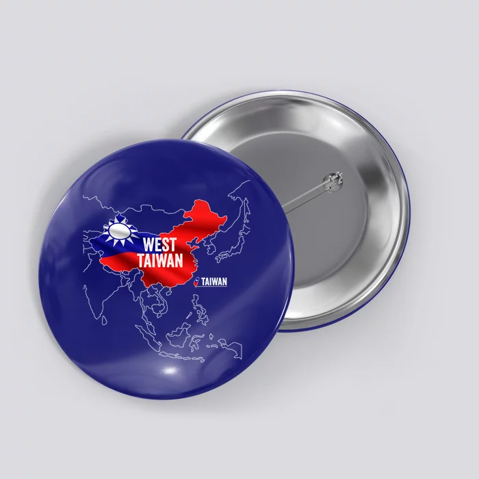 West Taiwan China Map Gift Button