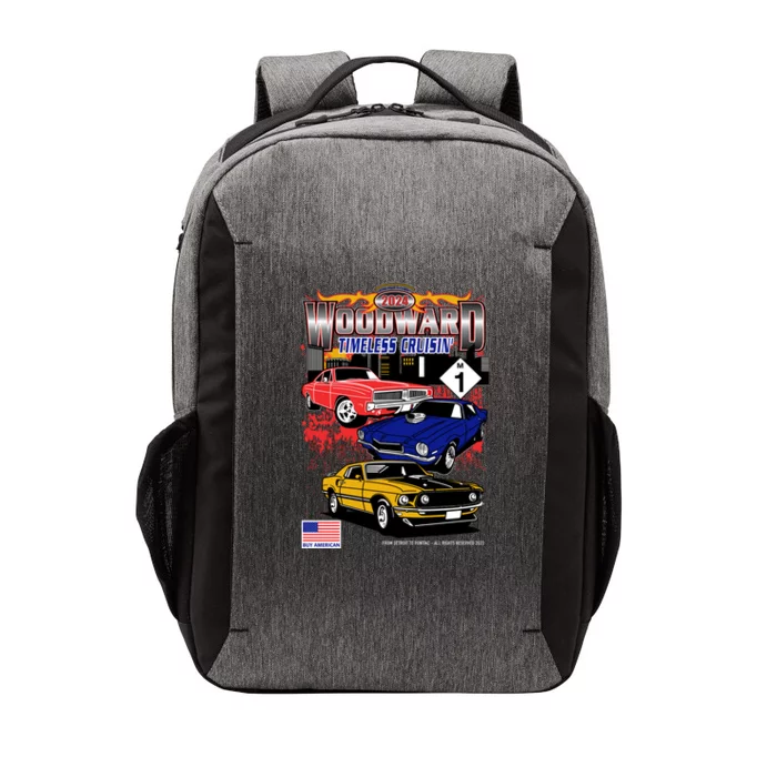 Woodward Timeless Cruisin 2024 Car Cruise Vector Backpack