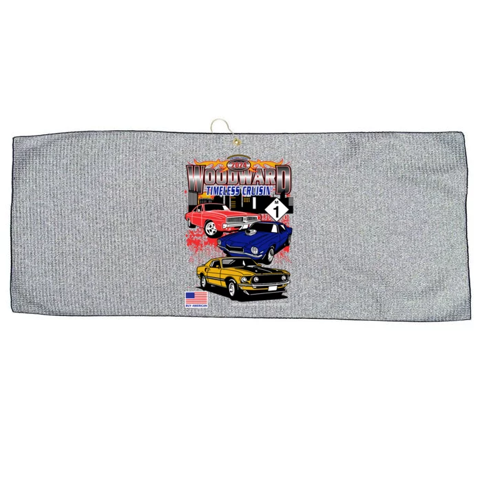 Woodward Timeless Cruisin 2024 Car Cruise Large Microfiber Waffle Golf Towel