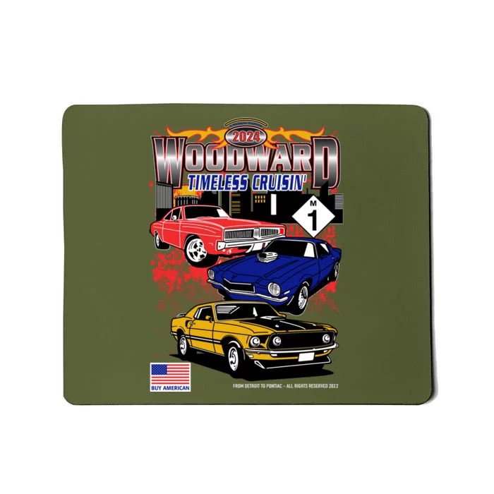 Woodward Timeless Cruisin 2024 Car Cruise Mousepad