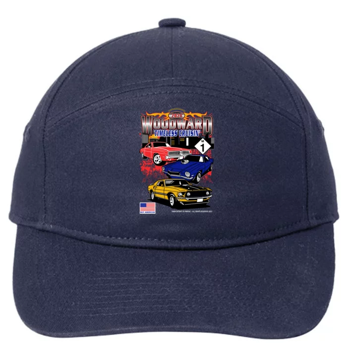 Woodward Timeless Cruisin 2024 Car Cruise 7-Panel Snapback Hat