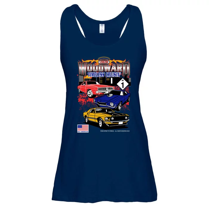 Woodward Timeless Cruisin 2024 Car Cruise Ladies Essential Flowy Tank