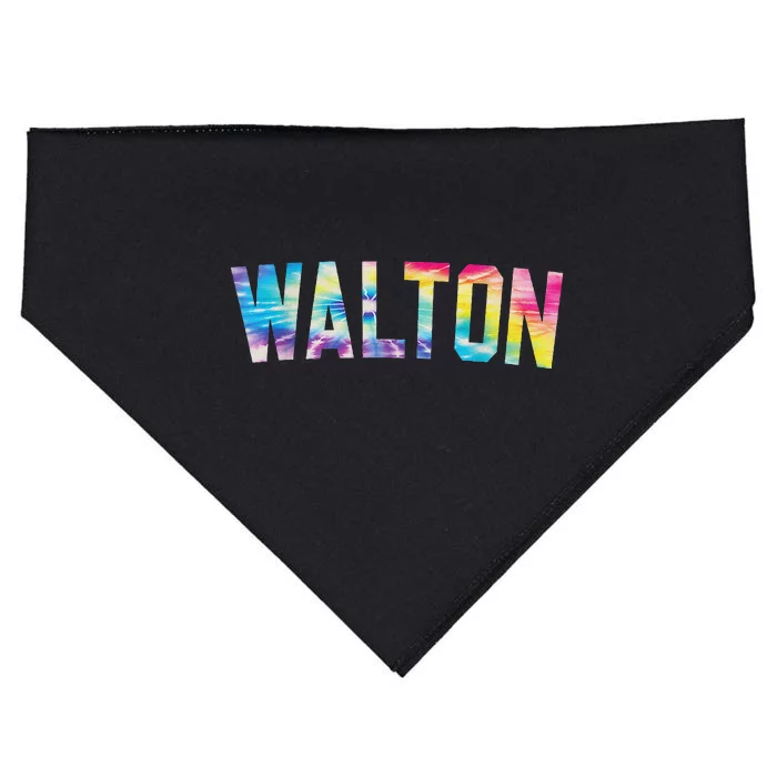 Walton Tie Dye Colorful Design USA-Made Doggie Bandana