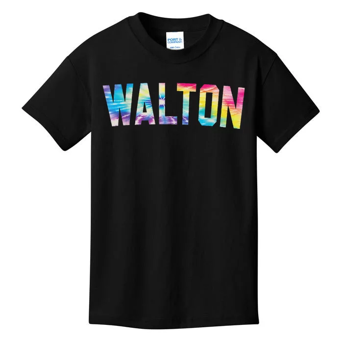 Walton Tie Dye Colorful Design Kids T-Shirt