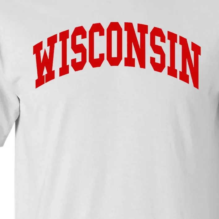 Wisconsin Throwback Design Tall T-Shirt