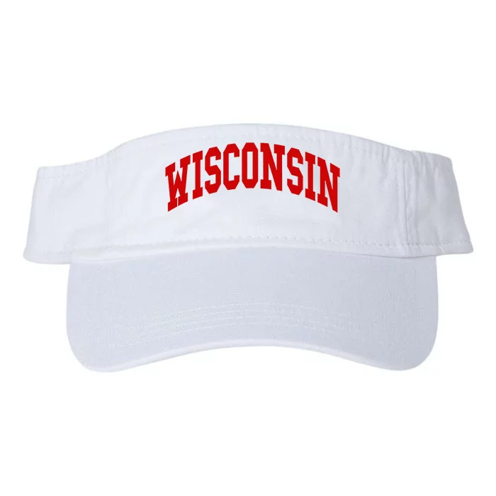 Wisconsin Throwback Design Valucap Bio-Washed Visor