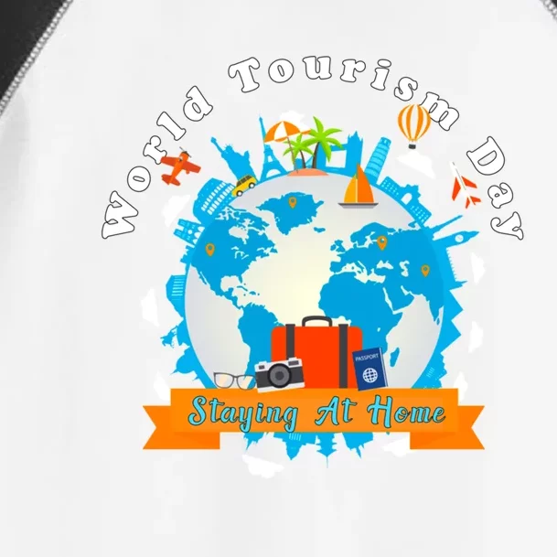 World Tourism Day Staying At Home Gift Toddler Fine Jersey T-Shirt