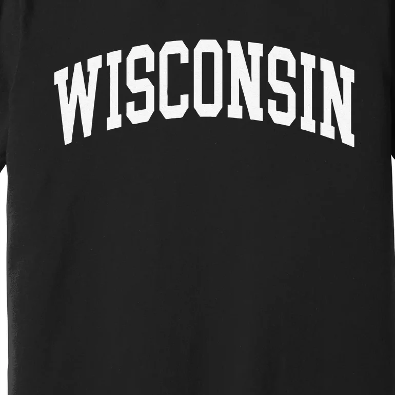 Wisconsin Throwback Design Classic Premium T-Shirt