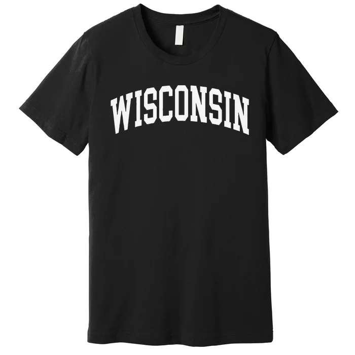 Wisconsin Throwback Design Classic Premium T-Shirt