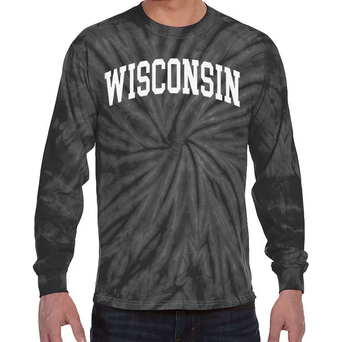 Wisconsin Throwback Design Classic Tie-Dye Long Sleeve Shirt