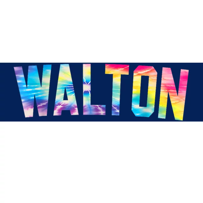 Walton Tie Dye Bumper Sticker