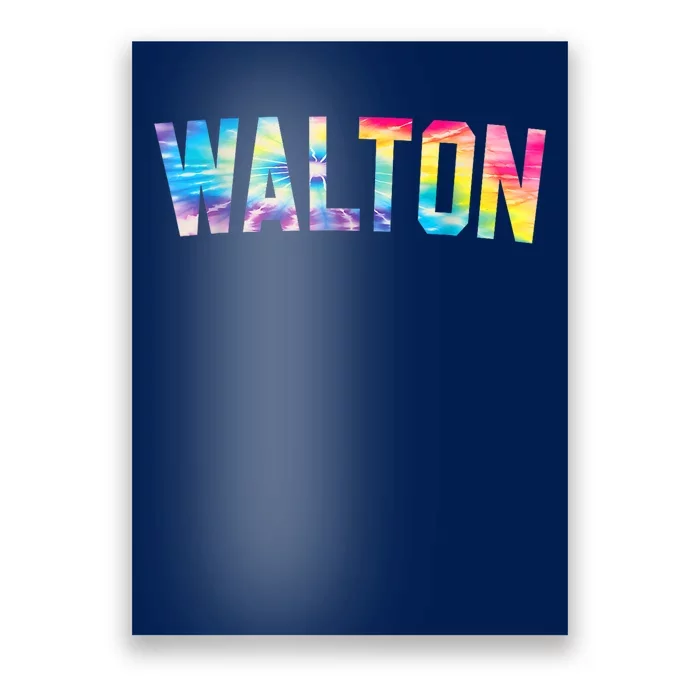 Walton Tie Dye Poster