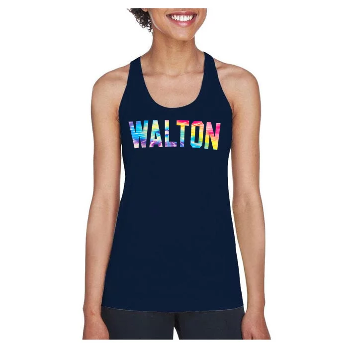 Walton Tie Dye Women's Racerback Tank