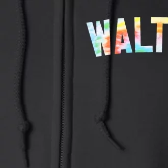 Walton Tie Dye Tees Honored Walton 2024 Tie Dye Warmups Full Zip Hoodie