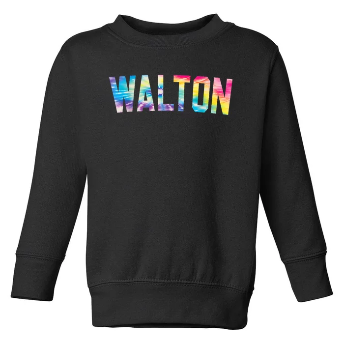 Walton Tie Dye Toddler Sweatshirt