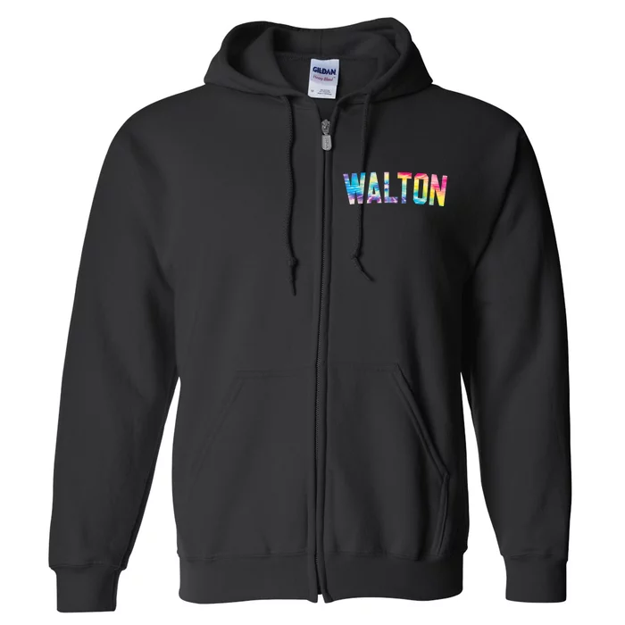 Walton Tie Dye Full Zip Hoodie