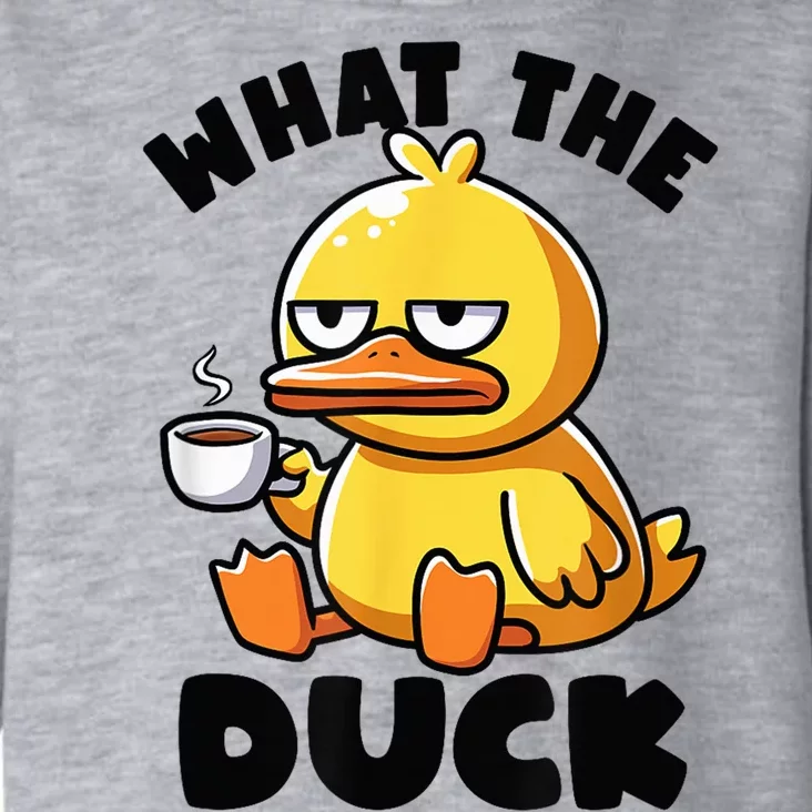 What The Duck Owner I Love Ducks Lover Funny Rubber Duck Toddler Hoodie