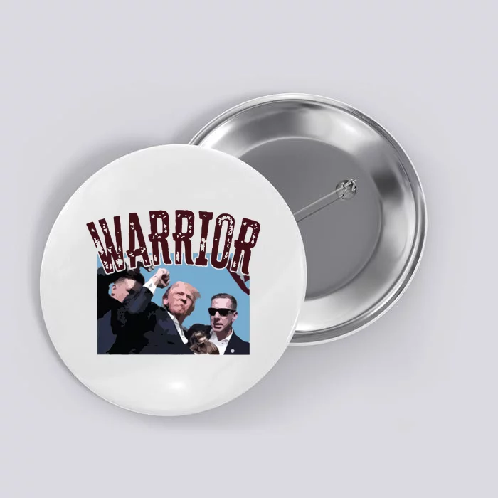 Warrior Trump Donald Trump Fight Button