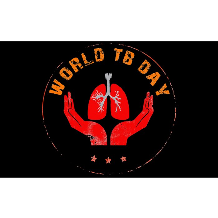 World TB Day Tuberculosis Awareness Retro Vintage Distressed Bumper Sticker