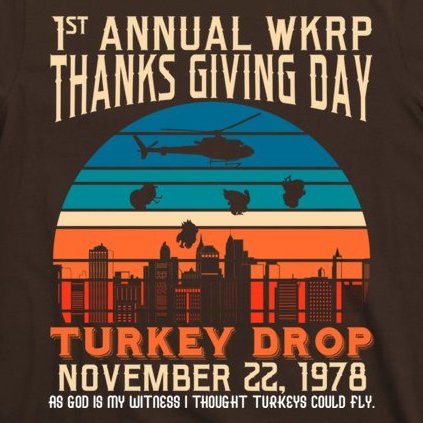 WKRP Turkey Drop 1978 T-Shirt