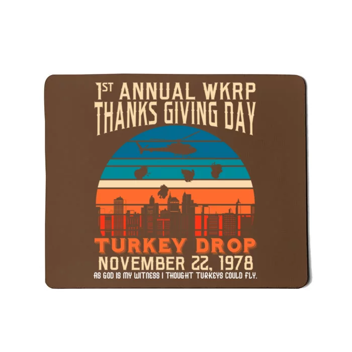 WKRP Turkey Drop 1978 Mousepad